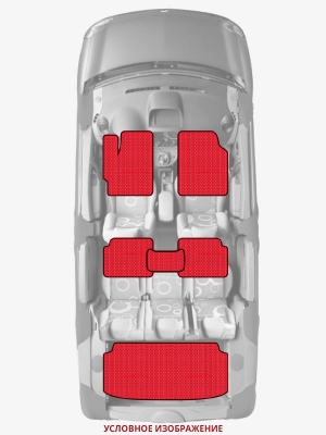 ЭВА коврики «Queen Lux» комплект для Volkswagen Kafer