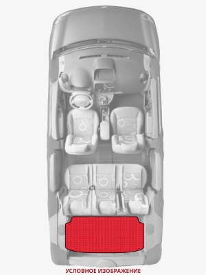 ЭВА коврики «Queen Lux» багажник для BMW ActiveHybrid 3